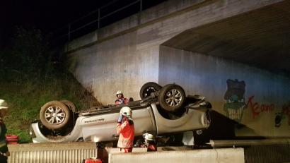 Bild: ast
Verkehrsunfall auf der NEW 21 bei Oberwildenau