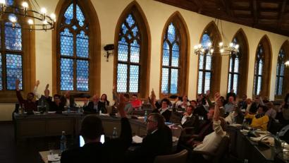 Bild: ass
Mit großer Mehrheit stimmen am Montag die Stadträte für den Bebauungsplan Bürgerspitalgelände.