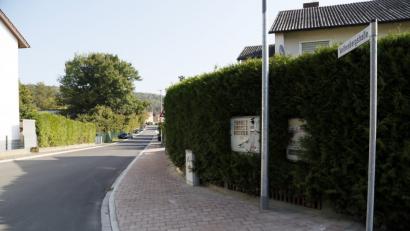 Bild: ch
Anlieger in der Voithenbergstraße sollen Vorauszahlungen auf die Erschließung bezahlen. Einige sind damit nicht einverstanden.