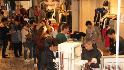 Bild: frd
Vor allem in den Geschäften herrschte beim Michaeli-Markt großer Andrang.