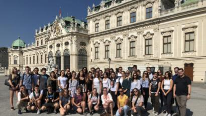 Bild: exb
Die Wienreise dürfte den Gymnasiasten noch lange in Erinnerung bleiben.