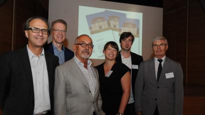 Bild: gf
Die Referenten (von links): Museumsleiter Michael Ritz, Gerhard Fürmetz, Victor Pröstler, Sybille Greisinger, Michael Bergeler und Clemens Menter.