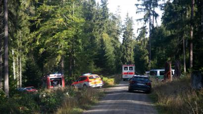 Bild: rw
Forstunfall im Steinwald.