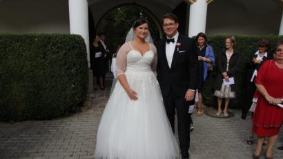 Bild: ral
Gaben sich das Ja-Wort: Laura und Benjamin Prucker.