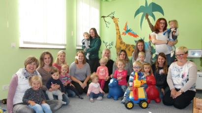 Bild: pi
Die Krabbelgruppe freut sich schon auf den "Tag der offenen Tür".