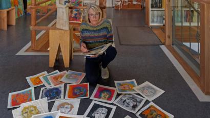 Bild: tr
Jeden Tag ein Selbstportrait. Eine eigene Vorgabe, an die sich Irene Schleicher lange hielt.