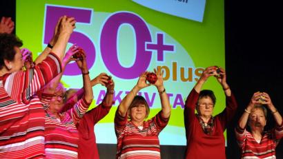 Bild: Stephan Huber
Die Generation 50plus trifft sich am Sonntag im ACC. Die Besucher erwarten ein buntes Bühnenprogramm, Vorträge und eine Messe zu verschiedenen Gesundheitsthemen.