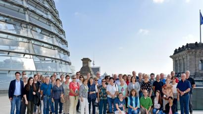 Bild: exb
Auf Einladung der Bundestagsabgeordneten Marianne Schieder verbrachten 50 Bürger aus den Landkreisen Schwandorf und Cham vier Tage in Berlin.