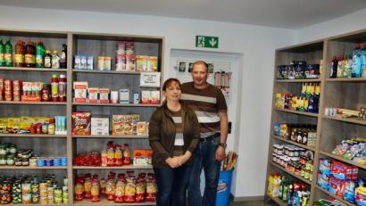 Bild: ds
Kathrin und Marco Brunner in ihrem neuen Verkaufsraum.