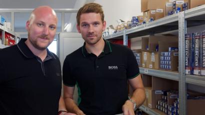 Bild: tr
Matthias Zintl und Daniel Müller (von links) sind die Köpfe hinter "Logentu".