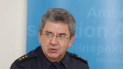 Bild: Wolfgang Steinbacher
Der Leiter der Polizeiinspektion Amberg, Robert Hausmann, wechselt nach Regensburg ins Polizeipräsidium.