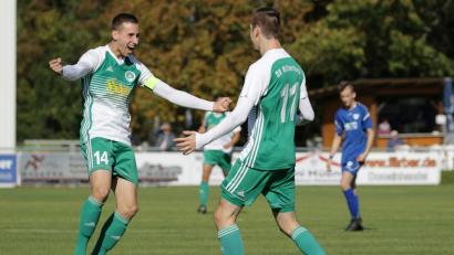 Bild: Mario Wiedel
Der SV Mitterteich feierte am Samstag einen hochverdienten 2:0-Sieg bei der SpVgg Selbitz. Die beiden Treffer erzielten Manuel Dürbeck (links) und Marco Kießling.