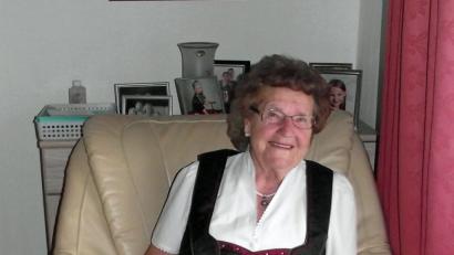 Bild: Dobmeier
Katharina Gallersdörfer feiert ihren 90. Geburtstag.