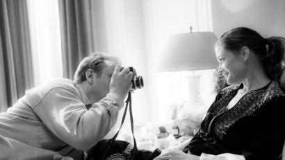 Bild: Peter Hartwig / Rohfilm / PROKINO
Das Interview mit Romy Schneider wurde legendär. Filmsszene aus "3 Tage in Quiberon".