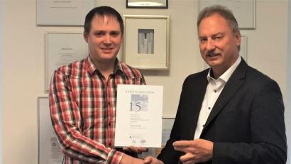 Bild: exb
Christian Lang (links) mit Geschäftsführer Norbert Schmeller.