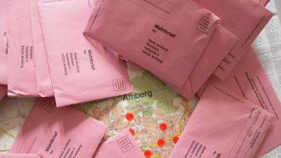 Bild: Petra Hartl
In Amberg gibt es traditionell eine hohe Briefwählerquote.