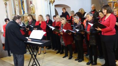 Bild: cog
Der Gospelchor Voices ofJoy in Aktion.