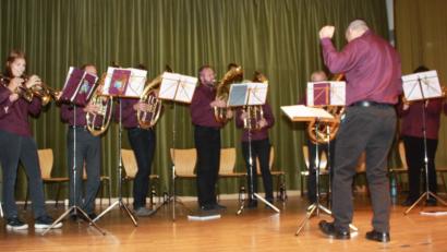 Bild: lk
Zur Eröffnung spielt der Posaunenchor.