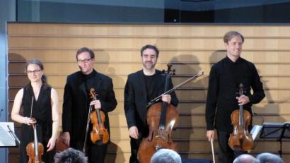 Bild: Karl, Astrid (Max-Reger-Tage)
Das Kuss-Quartett: Von links: Jana Kuss, Oliver Wille, Mikayel Hakhnazaryan und William Coleman