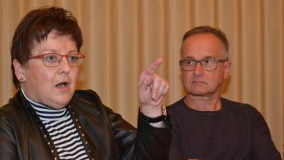 Bild: hcz
Engagiert sich für die Rente: Bezirkstagskandidatin Brigitte Scharf.