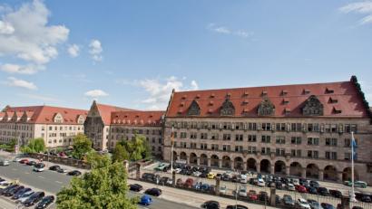 Bild: Daniel Karmann
Das Landgericht Nürnberg-Fürth. Foto: Daniel Karmann/Archiv