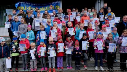 Bild: le
Der Konditionswettbewerb für die alpinen des Oberpfälzer Skiverbandes eröffnet die Rennsaison 2018/19.