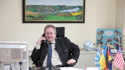 Bild: Gerhard Götz
Seit längerem erkrankt, geht Bürgermeister Richard Stabl Ende des Jahres in Ruhestand.