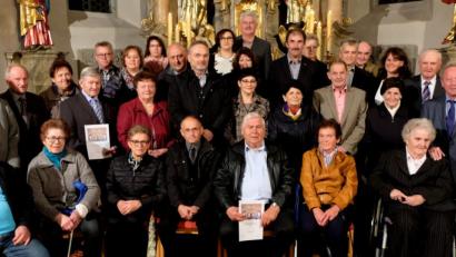 Bild: le
Diese Paare begehen heuer ihr silbernes oder goldenes Ehejubiläum oder traten bereits vor 55 Jahren vor den Traualtar.