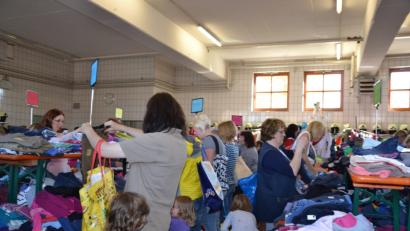 Bild: gi
Sehr gut kam der Baby- und Kinderbasar bei der Bevölkerung an.