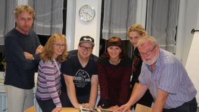 Bild: mfh
Beim Kooperationsgespräch von links: Gert Müller, Christiane Regn, Nicolas Stoffregen, Franziska Hufnagel, Praktikant Emil und Hartmut Schendzielorz .