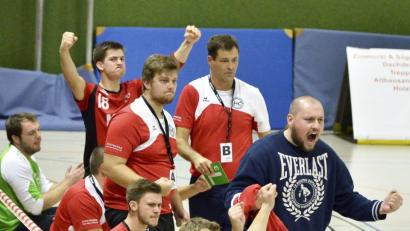 Bild: Ziegler
Unbeschreiblicher Jubel beim HC Sulzbach nach dem Schlusspfiff.