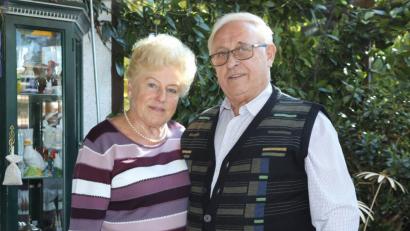 Bild: Wolfgang Steinbacher
60 Jahre lang sind Margareta und Erich Mösch verheiratet. Bei einem Schützenfest lernten sie sich kennen.