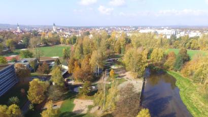 Bild: Michael Ascherl
Herbststimmung am Stadtbad Weiden