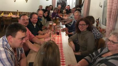 Bild: exb
Die CSU Waldershof bei der Kirwa-Feier.