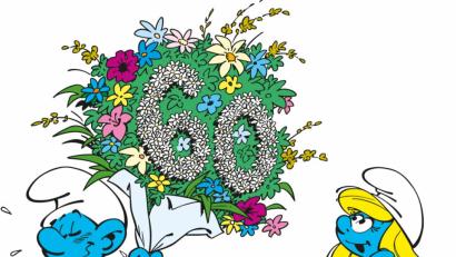 Bild: IMPS/dpa
Die Schlümpfe feiern ihren 60. Geburtstag. Zum ersten Mal tauchten die fröhlichen Kerlchen am 23. Oktober 1958 auf.