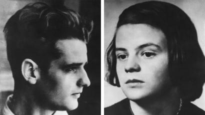 Bild: dpa
Hans Scholl (links) war Mitglied der Widerstandsbewegung "Weiße Rose". Seinen Kampf gegen den Nationalsozialismus bezahlte der junge Mann mit seinem Leben.