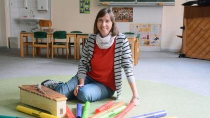 Bild: Gabi Schönberger
Musikalische Früherziehung ist genau ihr Ding. Musikschulleiterin Luise Janhsen legt schon bei Babys, die den "Musikgarten" besuchen, den Grundstein für den Spaß an der Musik.
