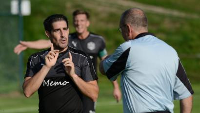 Bild: ham
Trainer Christian Zechmann (links) ist mit dem TSV Stulln auf dem besten Weg in die Bezirksliga.