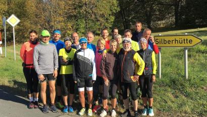 Bild: Bühner
Gleich geht's los von der Silberhütte nach Weiden.