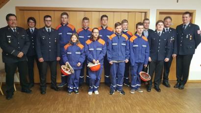 Bild: gi
Acht Mädchen und Buben bestehen den Wissenstest Stufen 1 bis 3.