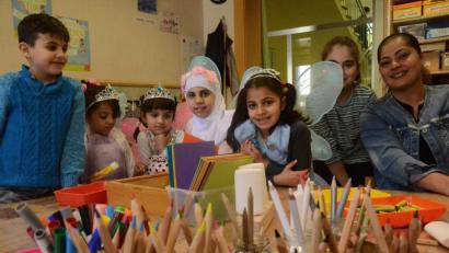 Bild: Kunz
Die Kinder fühlen sich in den neuen Lernwerkstätten im Kindergarten St. Josef wohl.