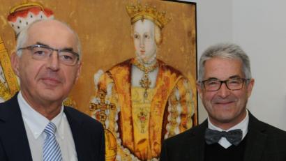 Bild: gf
Landgerichtspräsident Harald Riedl (links) verabschiedet Vorsitzenden Richter Gerd Dreßler in den Ruhestand.