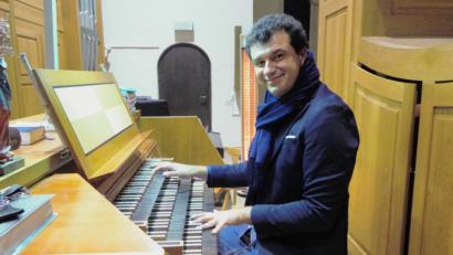 Bild: exb
Paolo Oreni bei seinem Konzert an der Jann-Orgel.
