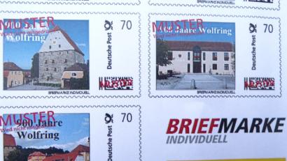 Bild: hou
Zum Jubiläum des Ortsteils Wolfring wird es Sondermarken mit Motiven aus dem Dorf geben.