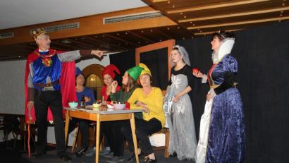 Bild: ral
Die Darsteller des Theatervereins überzeugten auch in diesem Jahr wieder beim Wirtshaustheater.