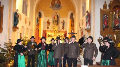 Bild: exb
Die Jagdhornbläser werden die Hubertusmesse in Seebarn gestalten.