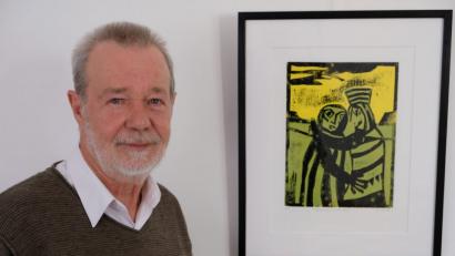 Bild: do
In der neuen Ausstellung im Kloster Speinshart zeigt Künstler Heiner Meier zur biblischen Geschichte „Josef und seine Brüder“ farbige Holzschnitte aus japanischem Sperrholz.