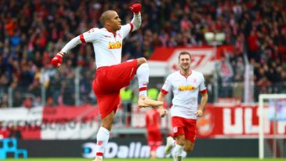 Bild: Jahn Regensburg
Jann George nach seinem Kunstschuss zum 1:1.