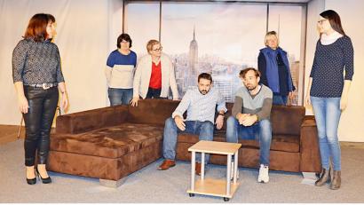 Bild: ü
„Was dem einen recht ist“: Dieses Stück bringt die Theatergruppe Kirchenthumbach heuer auf die Bühne im Saal des Pfarrzentrums. Das siebenköpfige Ensemble probt schon seit vielen Wochen für die fünf Aufführungen der Boulevardkomödie.
