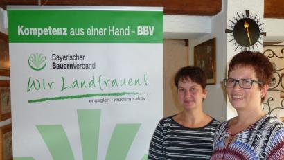 Bild: Portner
Die Ortsbäuerinnen Heike Klein (rechts) und Karin Baier sind Mitglied in der BBV-Kreisvorstandschaft und organisierten das Landfrauen-Frühstück.